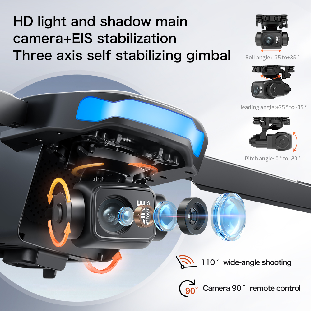 S-X1 MAX GPS Drone with 3-Axis - Drone Camera With Gimbal ulasan dan harga