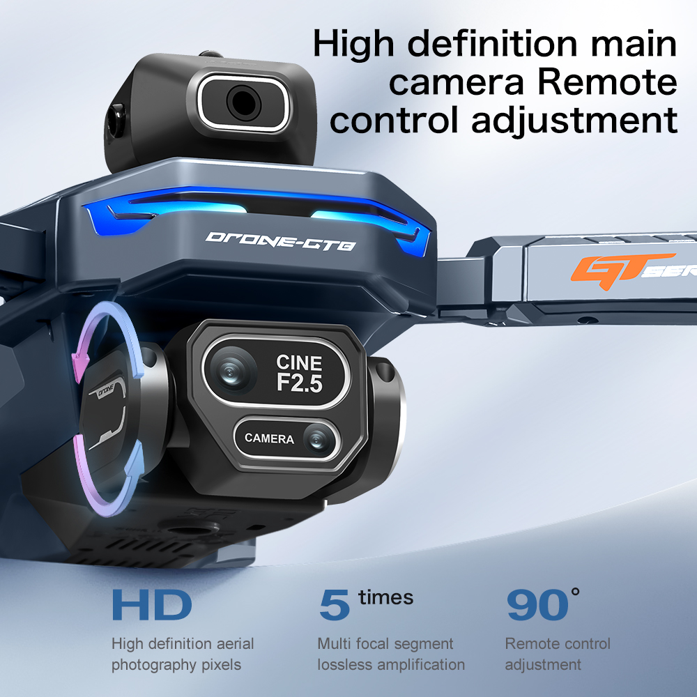NEW GT8 HD RC Drone 4K Profess - Drone Camera Lens ulasan dan harga