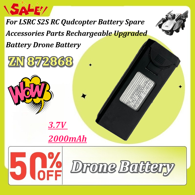 New ZN872868 3.7V 2000mAh for  - Eachine Drone E58 ulasan dan harga