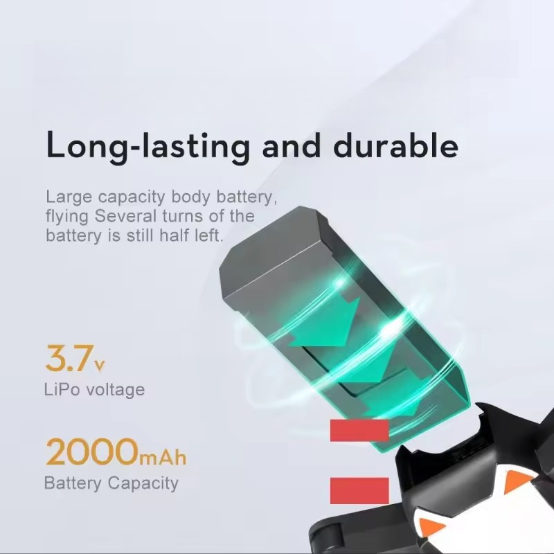 New ZN872868 3.7V 2000mAh for  - Eachine Drone E58 ulasan dan harga